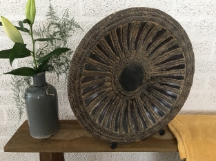 Beautiful Azeatic pottery bowl on stand, very special